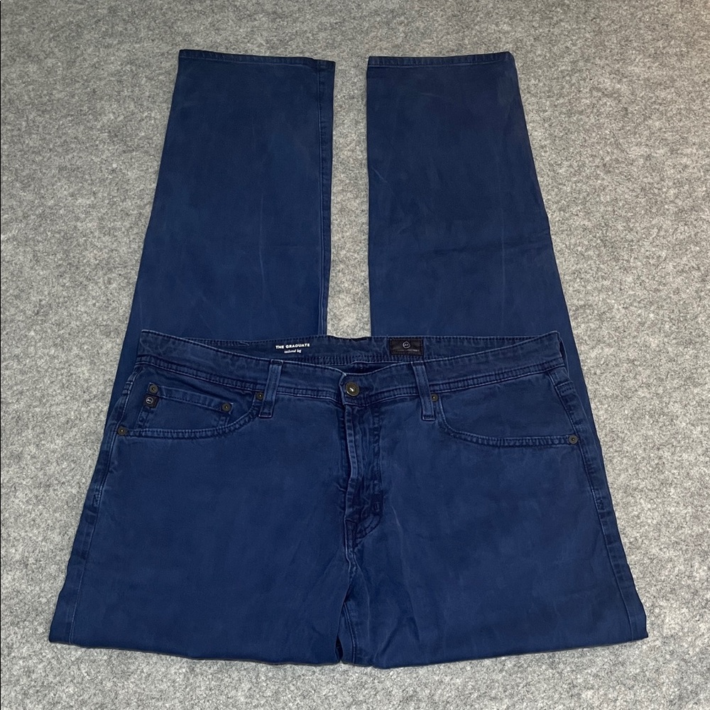 AG Adriano Goldschmied The Graduate Dark Blue Pants